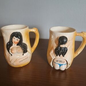 VINTAGE sexy gag mugs